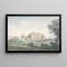 Das Château de Chambord aus südwestlicher Perspektive - Simon Mathurin Lantara — gerahmtes Bild an der Wand