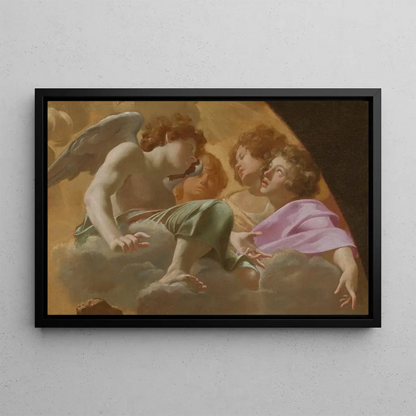 Modell für Altarbild an St. Peter - Simon Vouet — gerahmtes Bild an der Wand