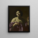 Saint Sébastien - Simon Vouet — gerahmtes Bild an der Wand