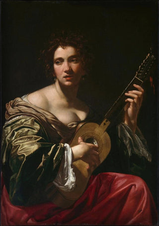 Simon Vouet - Woman Playing a Guitar.webp