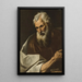 Eine Heiligenfigur - Simone Cantarini — gerahmtes Bild an der Wand