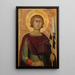 Saint Ansanus - Simone Martini — gerahmtes Bild an der Wand