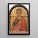 Saint Jude Thaddée - Simone Martini — gerahmtes Bild an der Wand