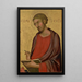 Saint Luc - Simone Martini — gerahmtes Bild an der Wand