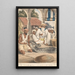 Un Samporea ou charmeur de serpents - Sir Charles D'Oyly — gerahmtes Bild an der Wand