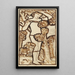 Adam - Sir Edward Coley Burne-Jones — gerahmtes Bild an der Wand