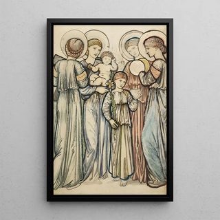 Sir Edward Coley BurneJones - Angels and Children.webp