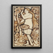 Ève - Sir Edward Coley Burne-Jones — gerahmtes Bild an der Wand
