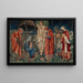 L'Adoration des Mages - Sir Edward Coley Burne-Jones — gerahmtes Bild an der Wand