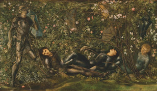 Sir Edward Coley BurneJones - The Prince entering the Briar Wood.webp