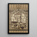 Die Auferstehung - Sir Edward Coley Burne-Jones — gerahmtes Bild an der Wand