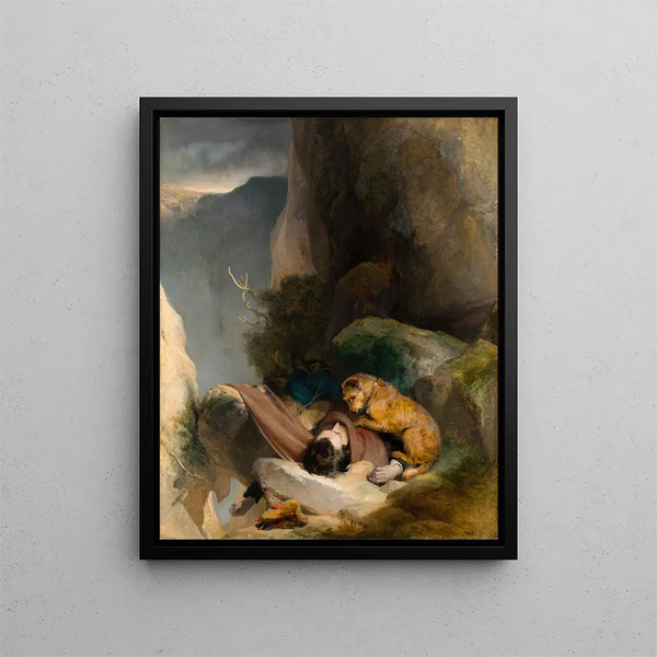 Anhang - Sir Edwin Henry Landseer — gerahmtes Bild an der Wand