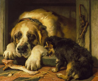Sir Edwin Henry Landseer - Doubtful Crumbs.webp