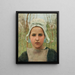 Marie eine Bäuerin aus Quimperlé - Sir George Clausen — gerahmtes Bild an der Wand