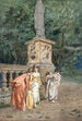 Versteckspiel in einem englischen Schlosspark - Sir Hubert von Herkomer — Ansicht des Kunstwerks