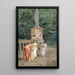 Versteckspiel in einem englischen Schlosspark - Sir Hubert von Herkomer — gerahmtes Bild an der Wand