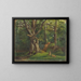 Szenen im Wald mit Kaninchen - Sir Hubert von Herkomer — gerahmtes Bild an der Wand