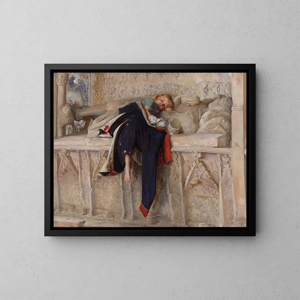 L'Enfant du régiment - Sir John Everett Millais — gerahmtes Bild an der Wand