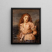 Der Märtyrer des Solway - Sir John Everett Millais — gerahmtes Bild an der Wand