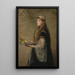 Der Gefangene - Sir John Everett Millais — gerahmtes Bild an der Wand