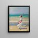 Eine windige Tag - Sir John Lavery — gerahmtes Bild an der Wand
