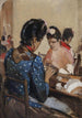 Fabrikanten von Zigaretten in Sevilla - Sir John Lavery — Ansicht des Kunstwerks
