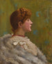Mädchen in einem Pelzschal - Sir John Lavery — Ansicht des Kunstwerks