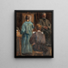 Innenansicht des Ateliers des Künstlers - Sir John Lavery — gerahmtes Bild an der Wand