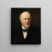 Portrait von John Thomas Gilbert (1829 - 1897), Antiquitätenhändler - Sir John Lavery — gerahmtes Bild an der Wand