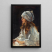 Portrait der Tochter des Künstlers Alice - Sir John Lavery — gerahmtes Bild an der Wand