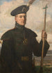 Sir Patrick Ford im Uniform eines königlichen Bogenschützen - Sir John Lavery — Ansicht des Kunstwerks