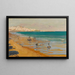 Die Strand von Tanger - Sir John Lavery — gerahmtes Bild an der Wand