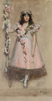 La fille couronnée de guirlandes - Sir John Lavery — Ansicht des Kunstwerks