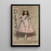La fille couronnée de guirlandes - Sir John Lavery — gerahmtes Bild an der Wand