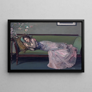 Sir John Lavery - The Green Sofa.webp