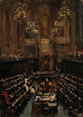 La ratification du traité irlandais à la Chambre des Lords anglaise 1921 - Sir John Lavery — gerahmtes Bild an der Wand