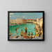 Winter in Florida - Sir John Lavery — gerahmtes Bild an der Wand