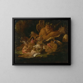 Sir Joseph Noel Paton - Puck and Fairies from A Midsummer Nights Dream.webp