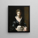 Mademoiselle Beatrix Lister - Sir Joshua Reynolds — gerahmtes Bild an der Wand
