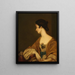 Portrait von Mme George Collier - Sir Joshua Reynolds — gerahmtes Bild an der Wand