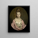 Portrait von Mme Thomas Watkinson Payler - Sir Joshua Reynolds — gerahmtes Bild an der Wand