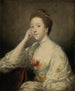 Portrait einer Dame in Weiß - Sir Joshua Reynolds — Ansicht des Kunstwerks