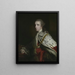 Der 4. Herzog von Queensberry Old Q wie Graf von March - Sir Joshua Reynolds — gerahmtes Bild an der Wand