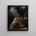 L'enfant baptiste dans le désert - Sir Joshua Reynolds — gerahmtes Bild an der Wand