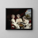 Les dames Waldegrave - Sir Joshua Reynolds — gerahmtes Bild an der Wand