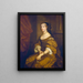 Barbara Villiers, Herzogin von Cleveland - Sir Peter Lely — gerahmtes Bild an der Wand