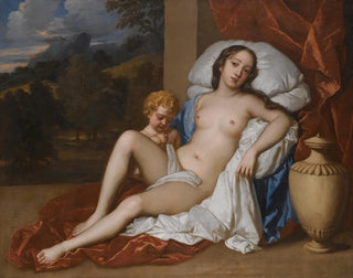 Sir Peter Lely - Portrait Of A Young Woman And Child As Venus And Cupid Almost Certainly Nell Gwyn.webp