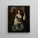 Portrait von Louise de Kéroualle, Herzogin von Portsmouth - Sir Peter Lely — gerahmtes Bild an der Wand