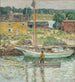 Sloop à huîtres Cos Cob - Childe Hassam — Ansicht des Kunstwerks