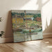 Reproduktion des Gemäldes Sloop à huîtres, Cos Cob - Childe Hassam